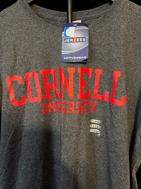 Cornell University Tee - Gray XL NWT